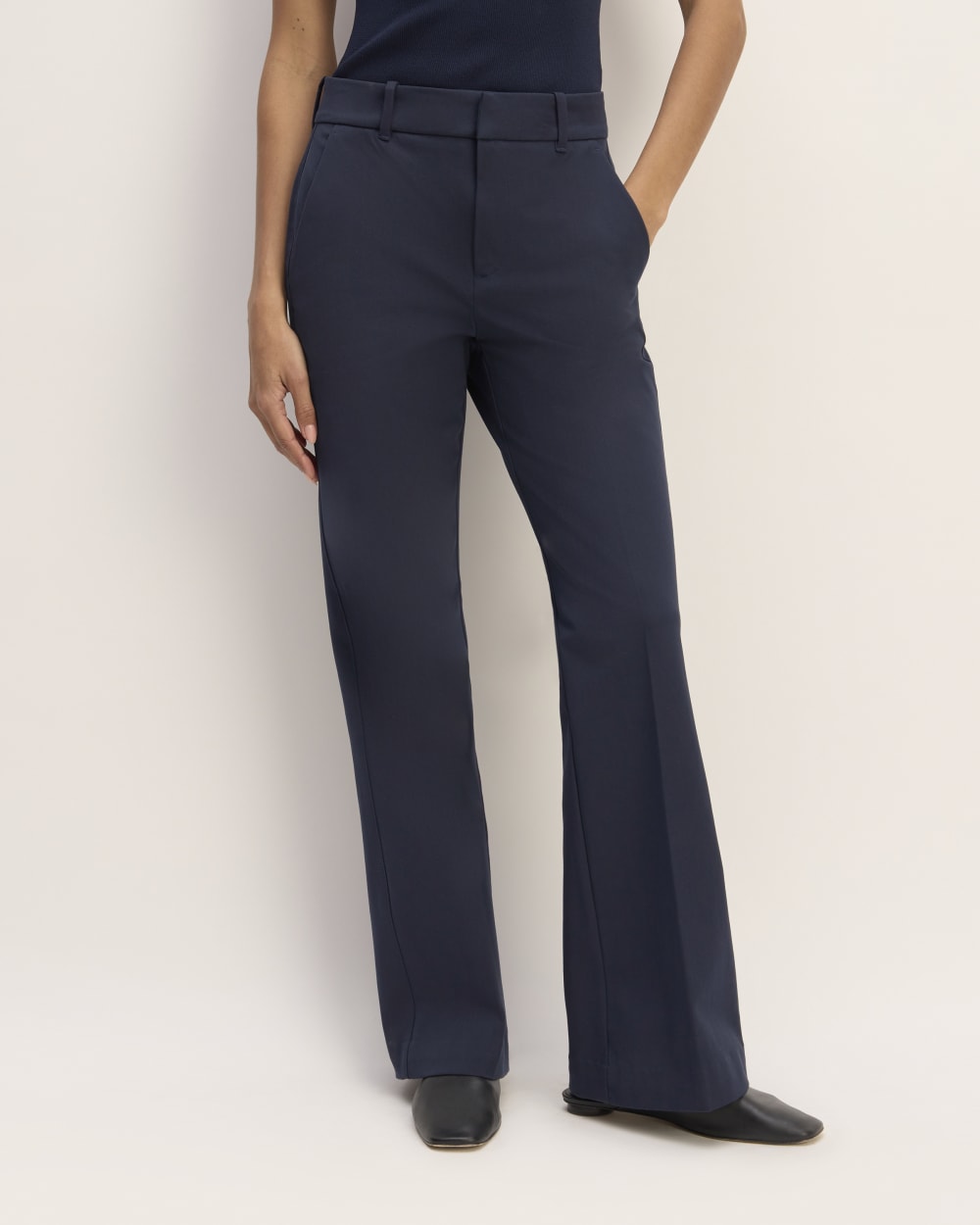 The Bi-Stretch Flare Pant | Navy