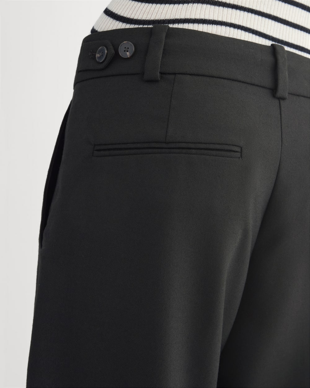 Straight-Leg Trouser in Tailor Twill | Black
