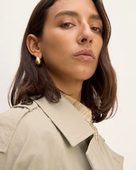 The ReNew Long Trench Coat | Trench Coat Khaki