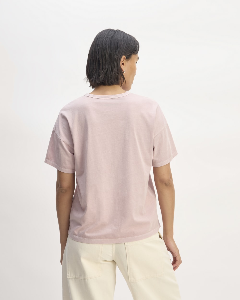The Boyfriend Tee in Essential Cotton | Dusty Rose
