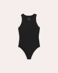 The Cutaway Tank Bodysuit | Black | Thong