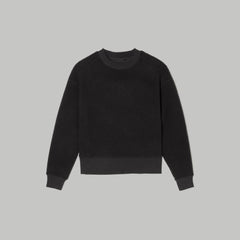 The ReNew Teddy Oversized Crew | Black