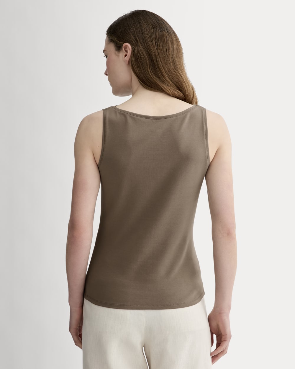 The Form Boatneck Tank | Deep Taupe