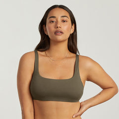 The Square-Neck Bikini Top | Beech