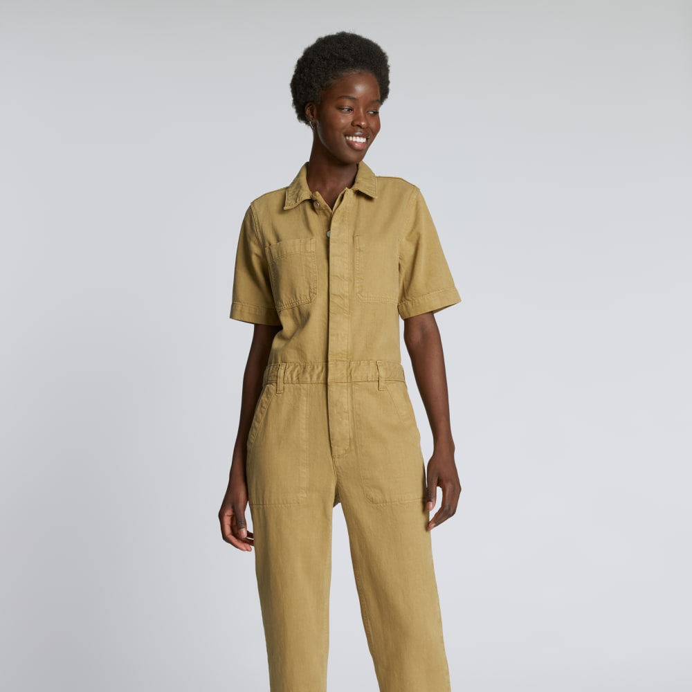 The Supersoft Jean Coverall | Spring Fennel