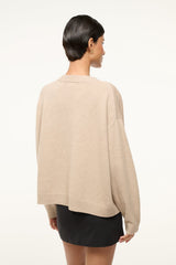Custom STAUD x C.Bonz Serrano Cashmere Sweater | Stone
