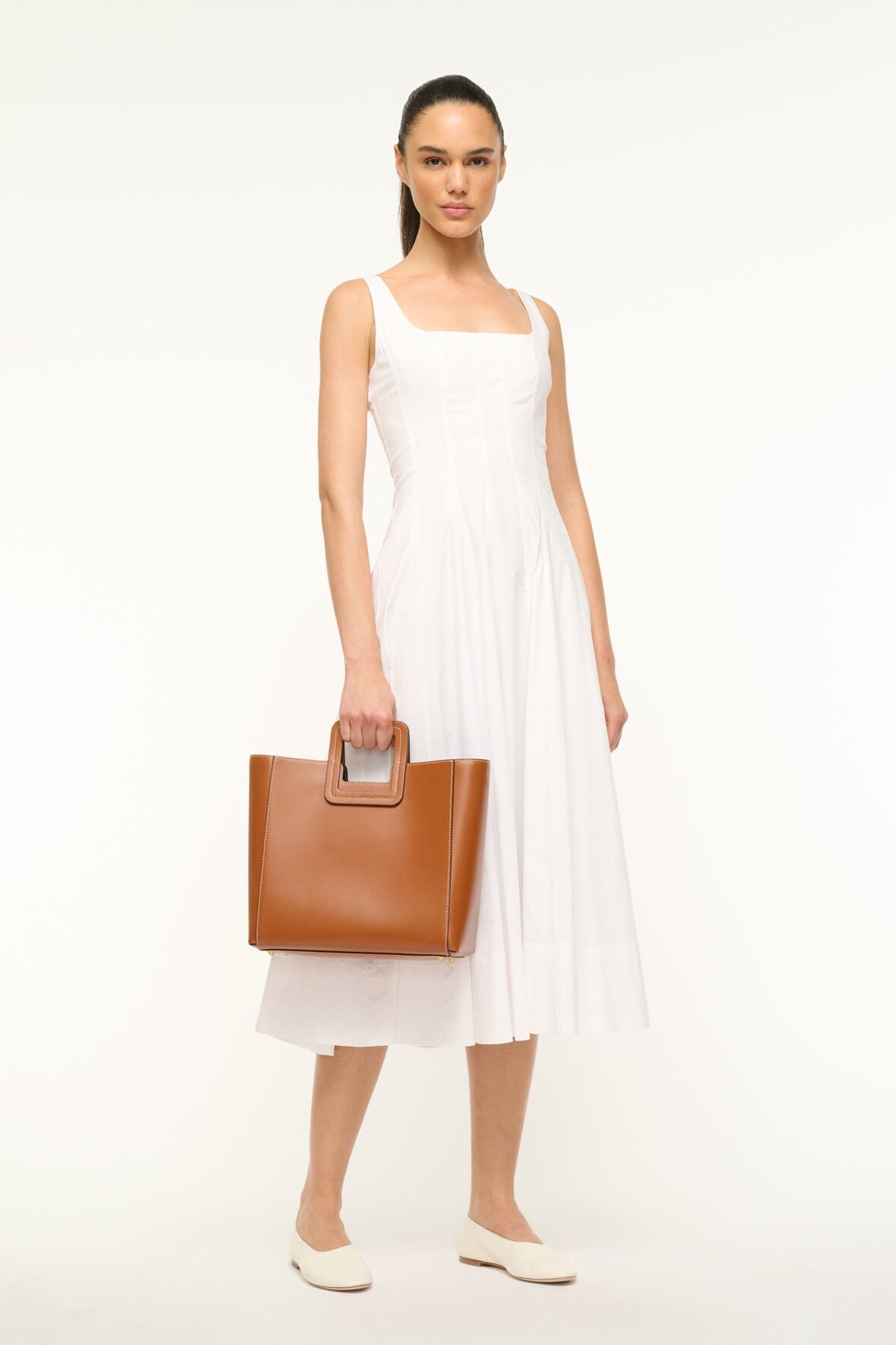Shirley Leather Bag | Saddle
