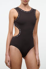 Dolce One Piece | Espresso Studs