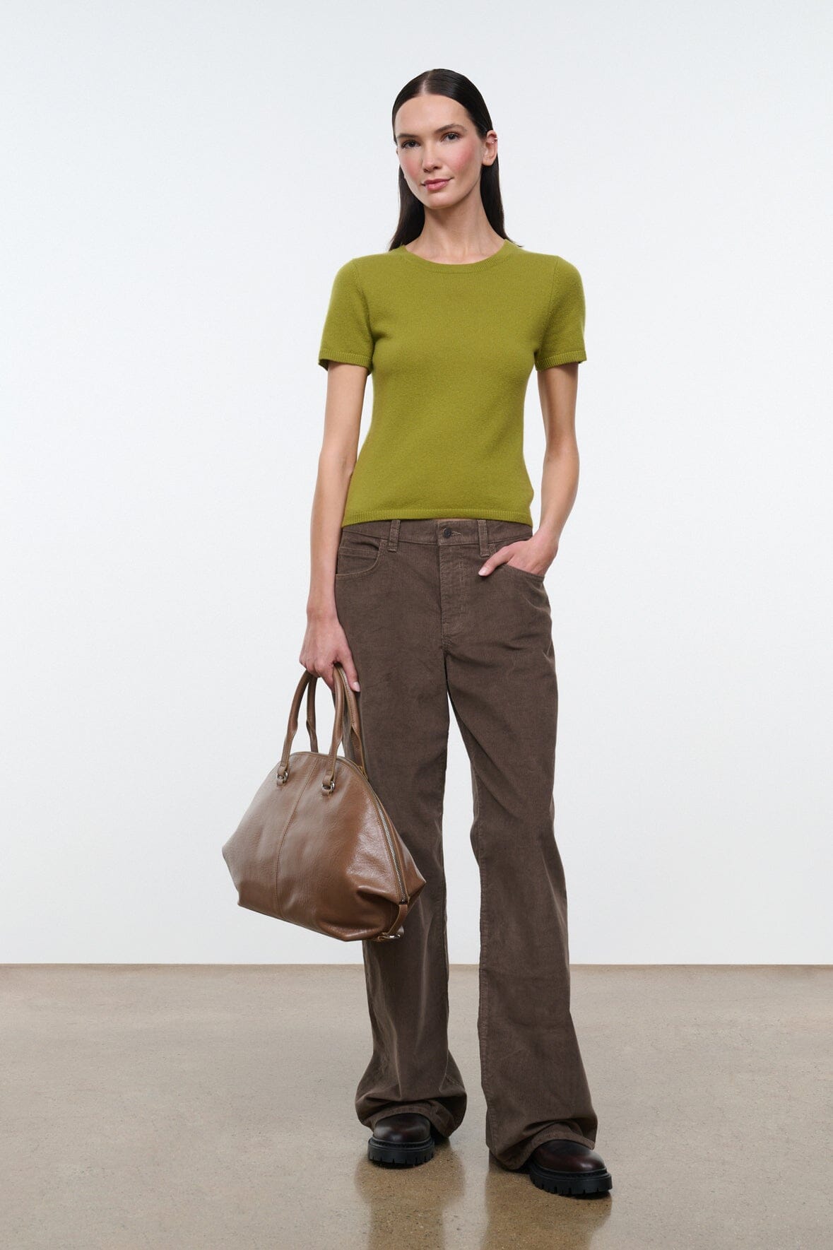 Easy Cashmere Tee | Pear