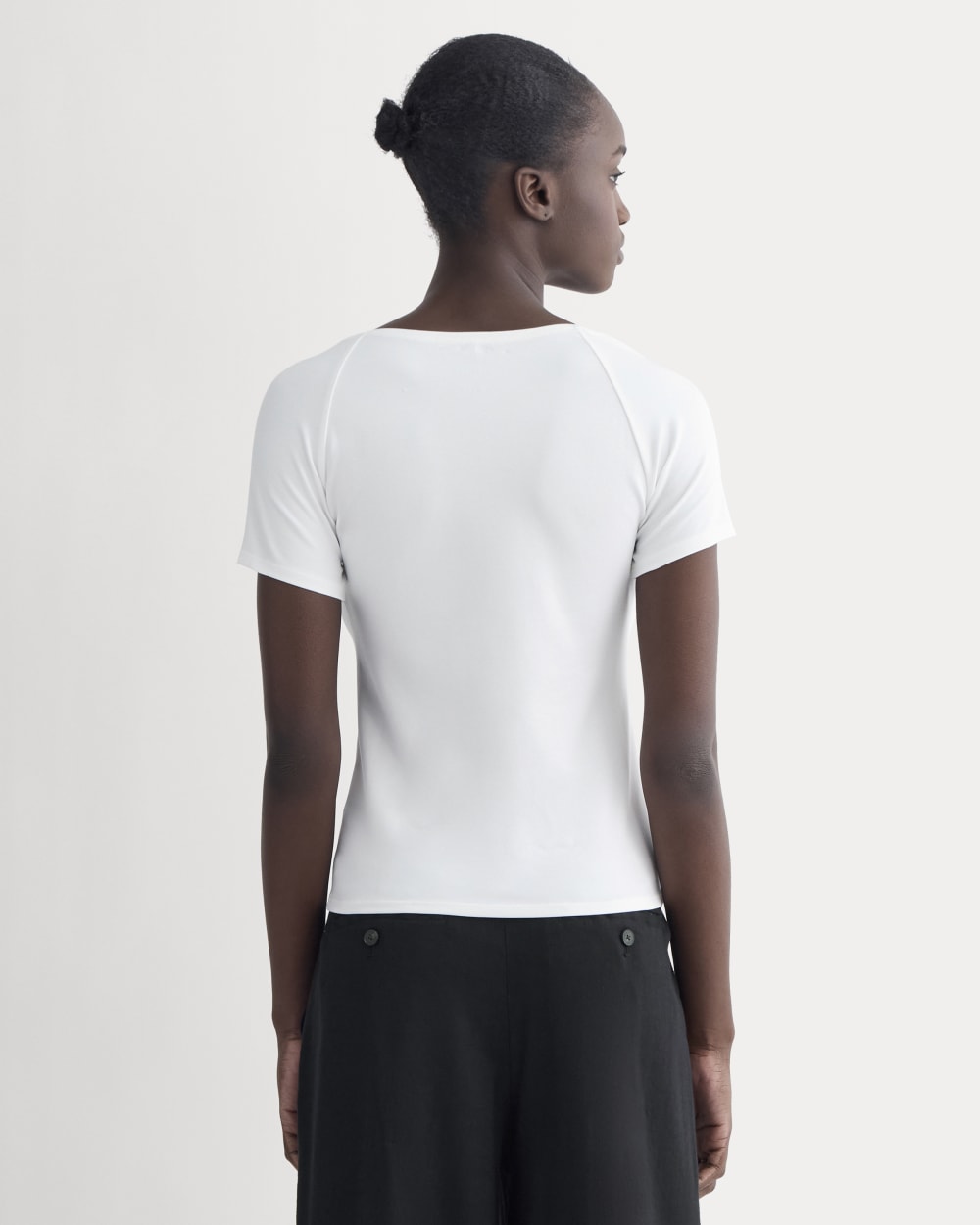 The Form Square-Neck Top | White