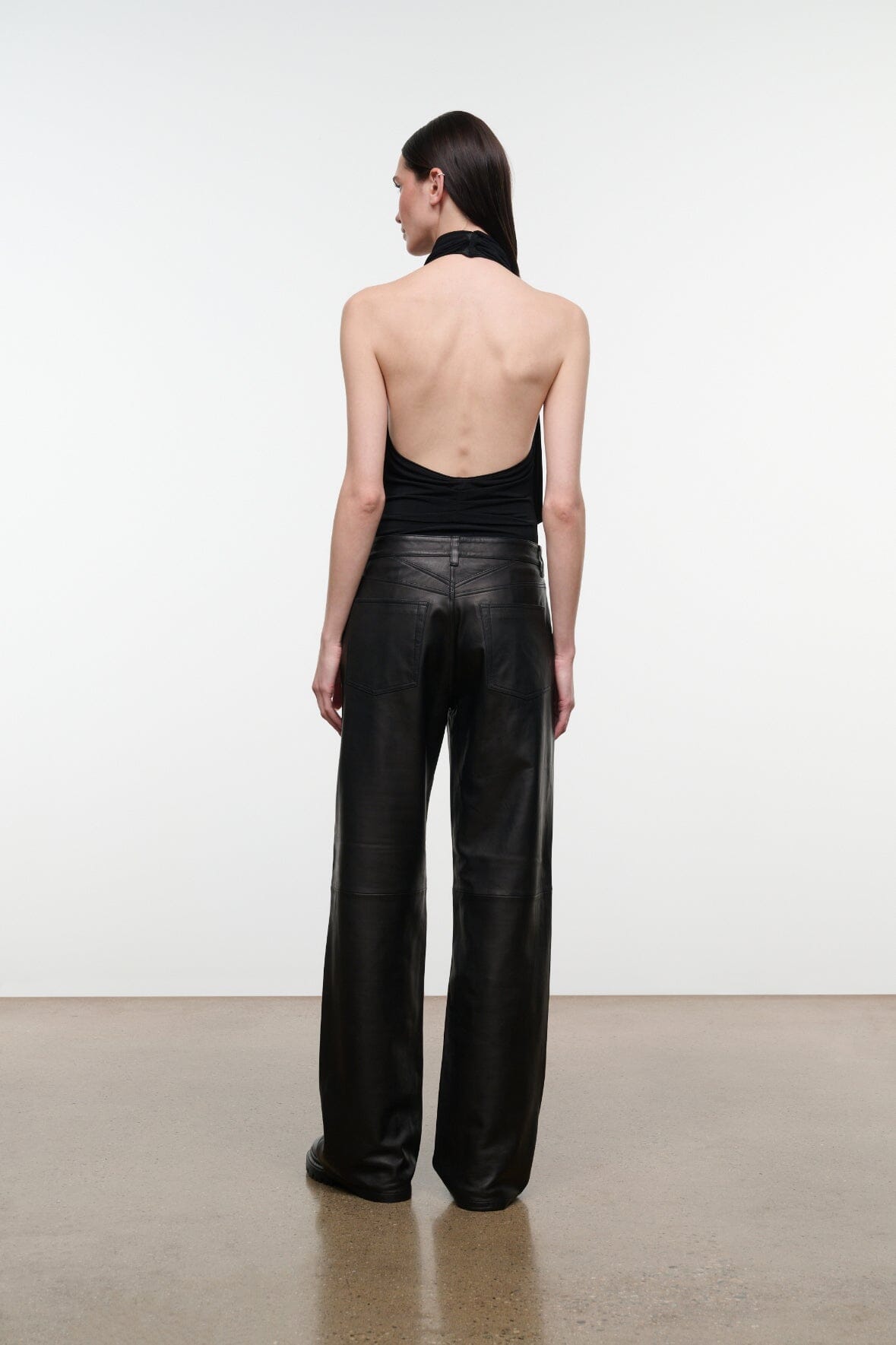 GUS LEATHER PANT | BLACK