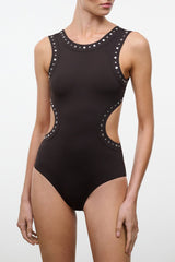 Dolce One Piece | Espresso Studs