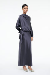 PHOEBE SILK DRESS | NOCTURNE