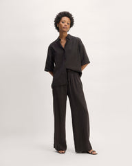 The Wide-Leg Pant in Butterlite | Black