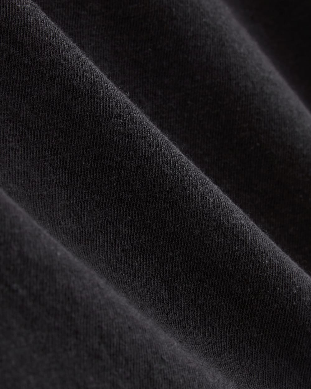 The Muscle Tee in Cotton Linen | Black