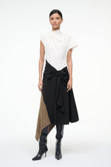 DAVINA DRESS | BLACK MULTI