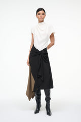 DAVINA DRESS | BLACK MULTI