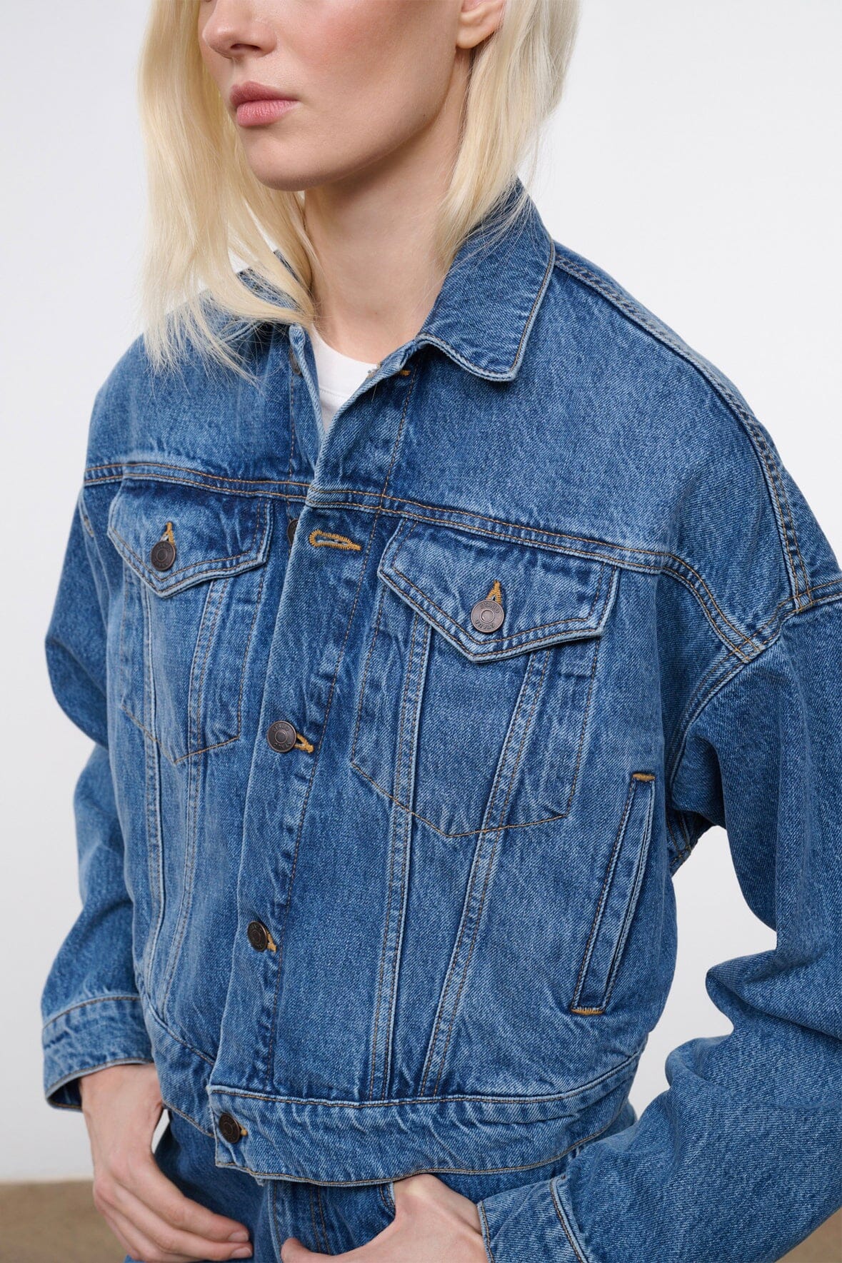 Glen Denim Jacket | Vintage Wash