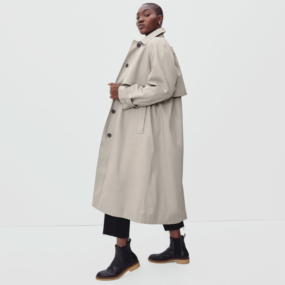 The Long Mac Coat | Stone