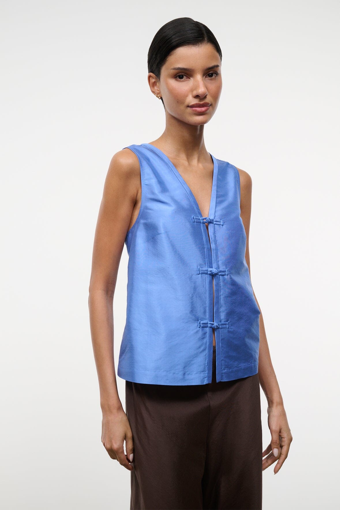 Sami Silk Dupioni Top | Coast
