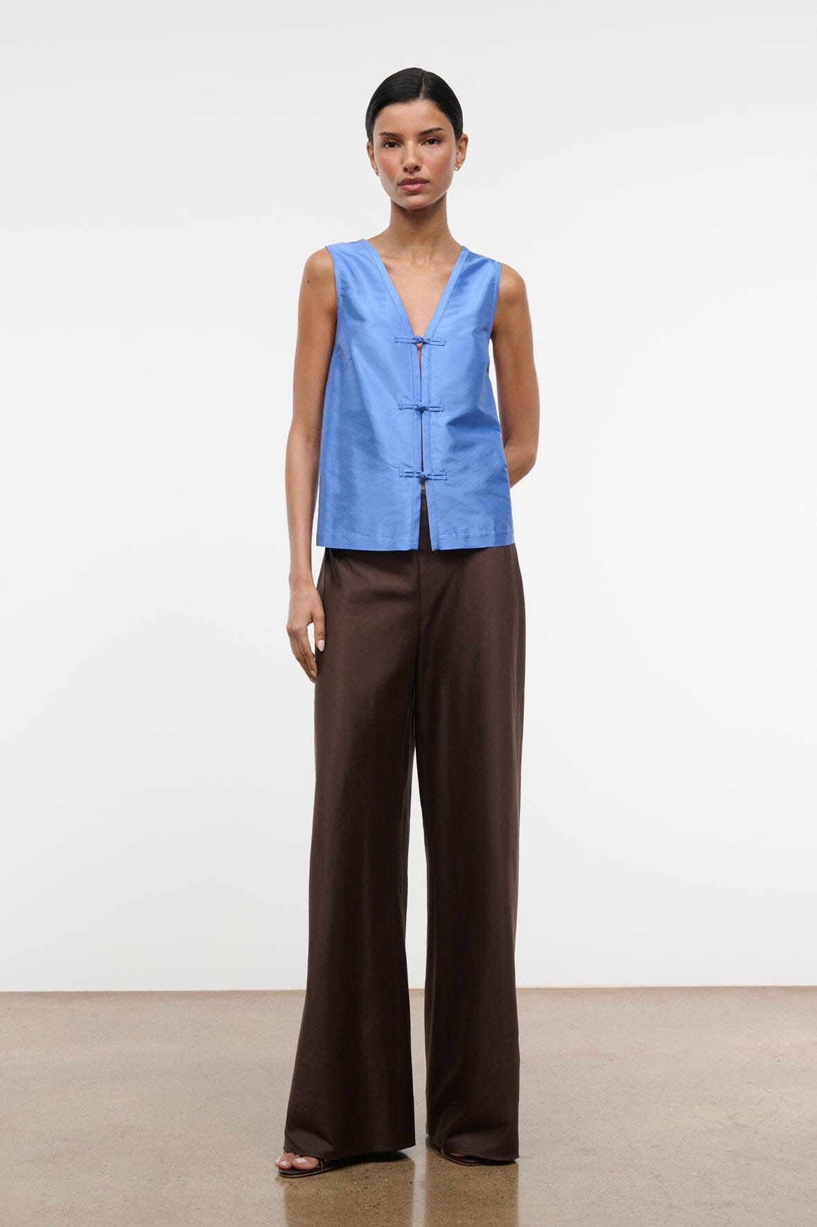 Sami Silk Dupioni Top | Coast