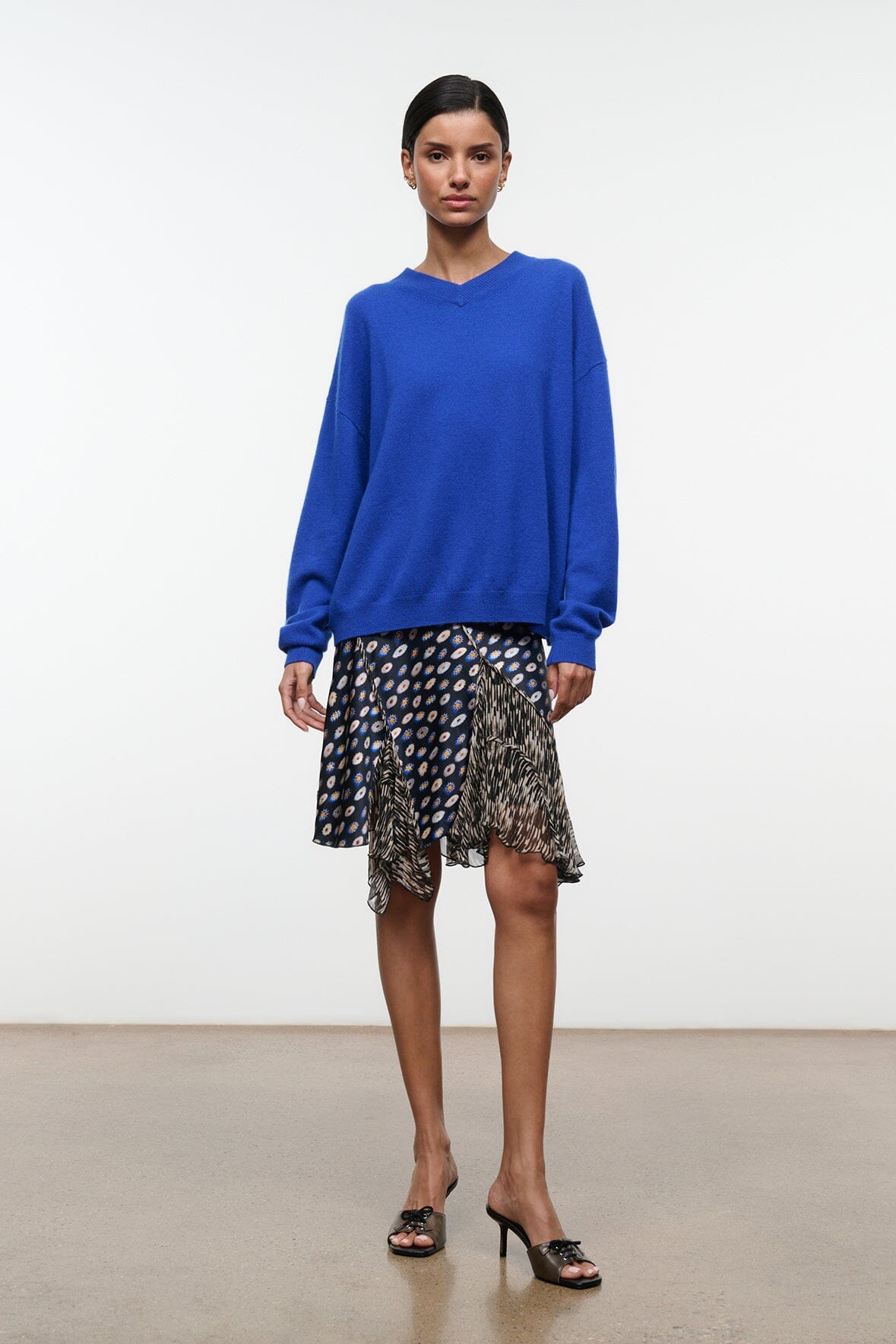 REANNAH SILK SKIRT | GLASSWORK MULTI