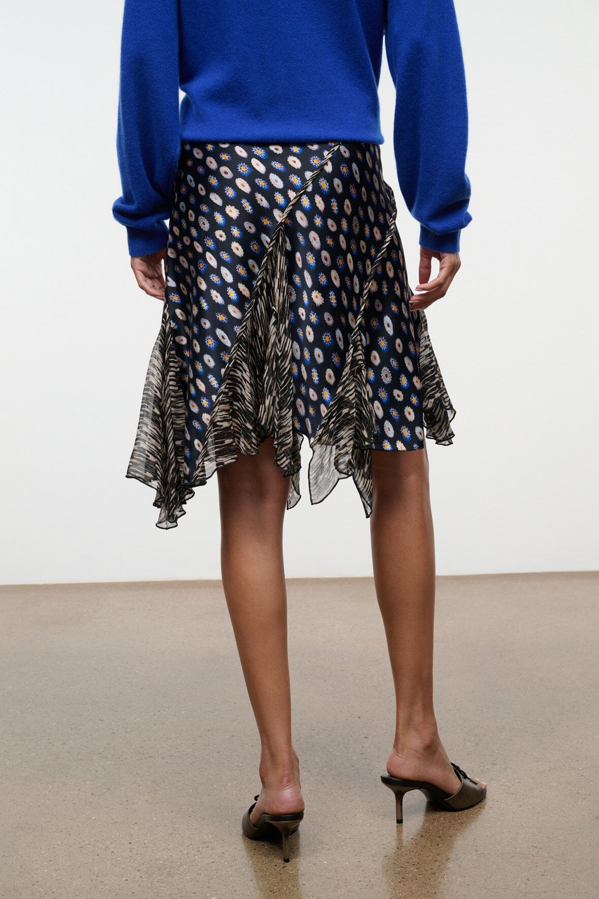 REANNAH SILK SKIRT | GLASSWORK MULTI