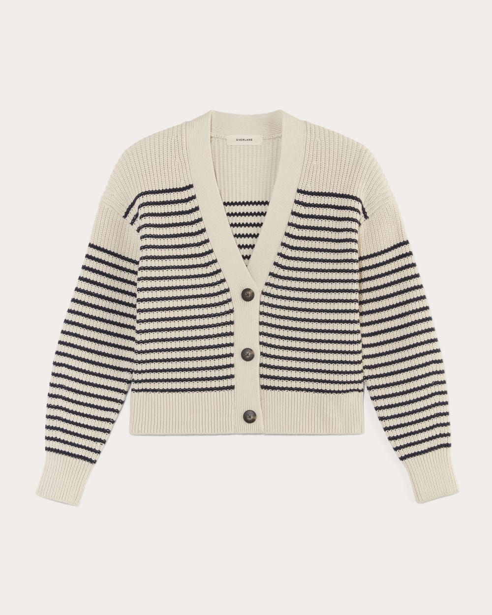 The Boxy Cardigan in Everyday Cotton | Canvas / Navy