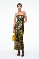 CECE DRESS | TURMERIC BLACK