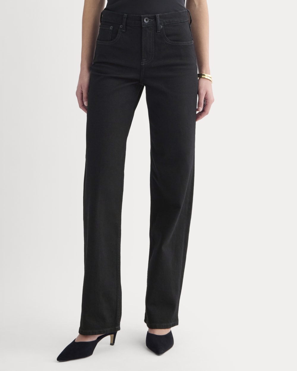 The Column Jean | Black | 33" Inseam