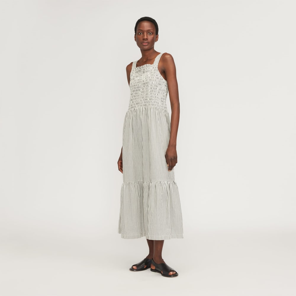 The Smock Dress | Black / Bone