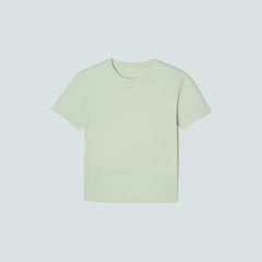 The Box-Cut Tee in Essential Cotton | Seafoam Green | No Pocket