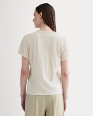 The Slim Air Tee | Heathered Oat