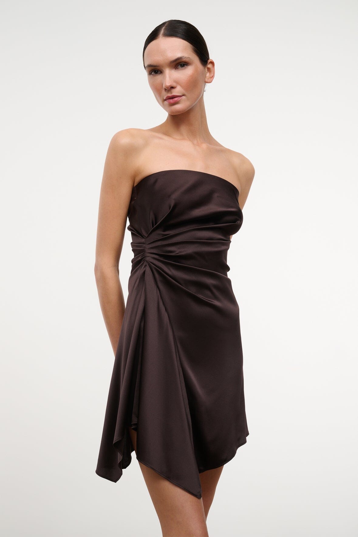 ADRIANA SILK DRESS | EARTH