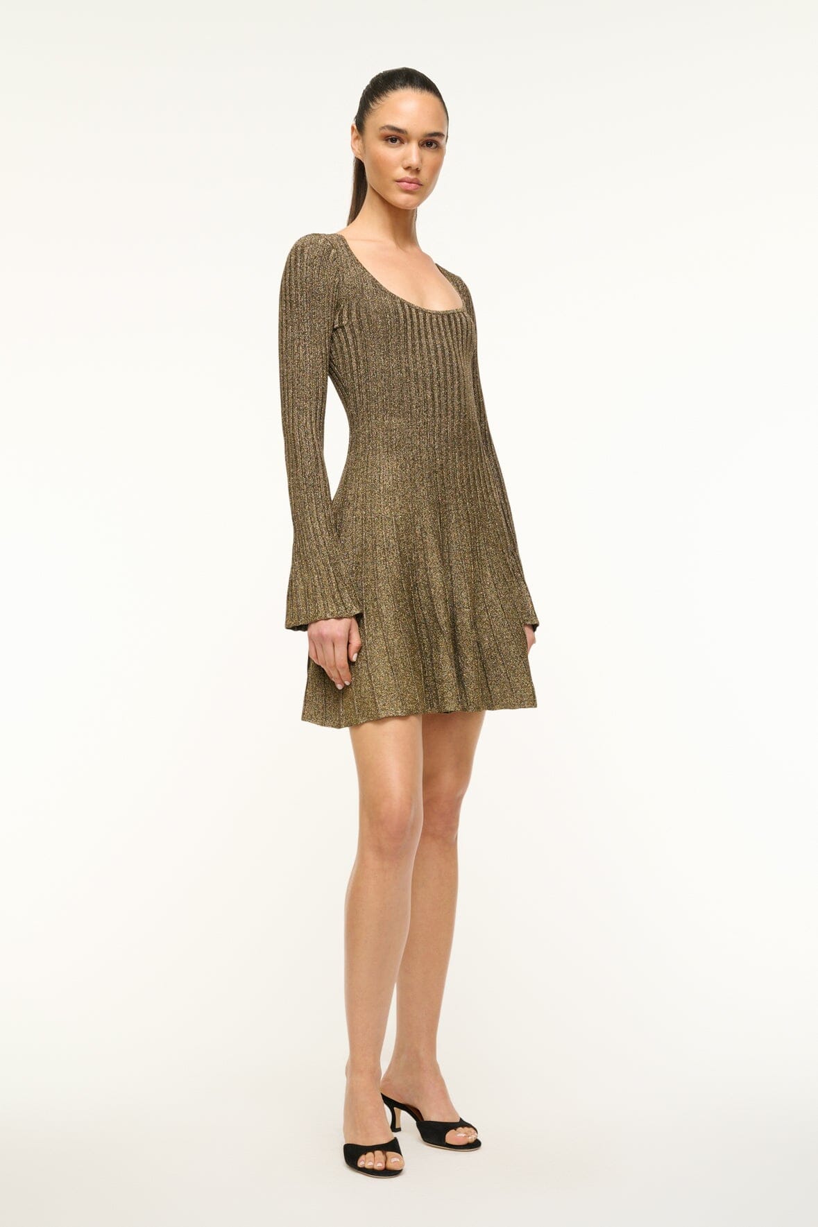 RAQUEL DRESS | METALLIC GOLD