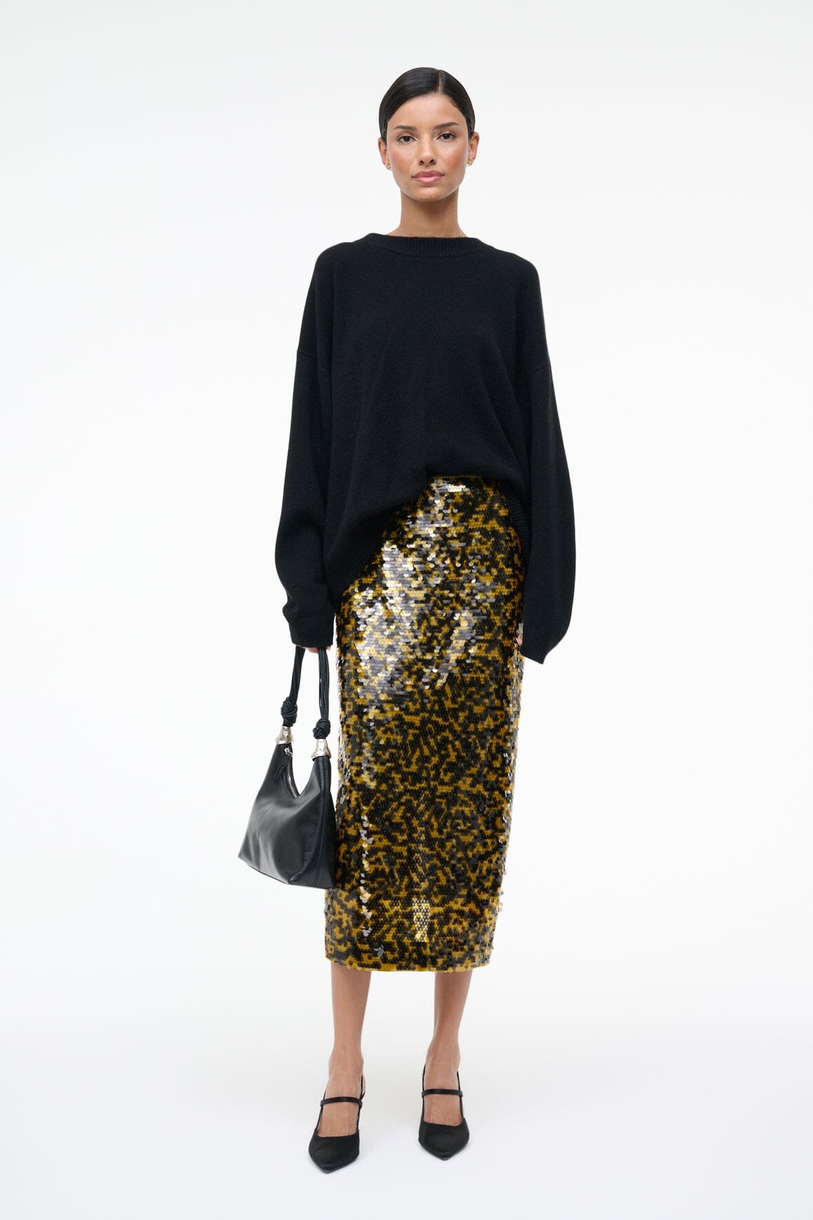 CIARA SKIRT | TURMERIC BLACK