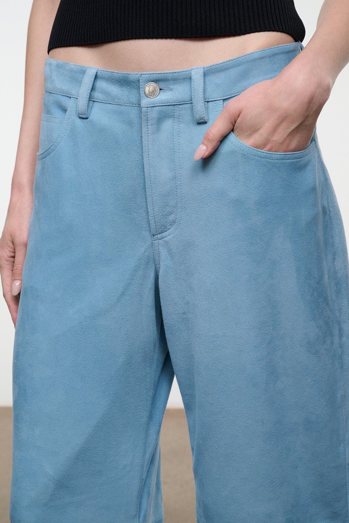 GUS SUEDE PANT | SKY
