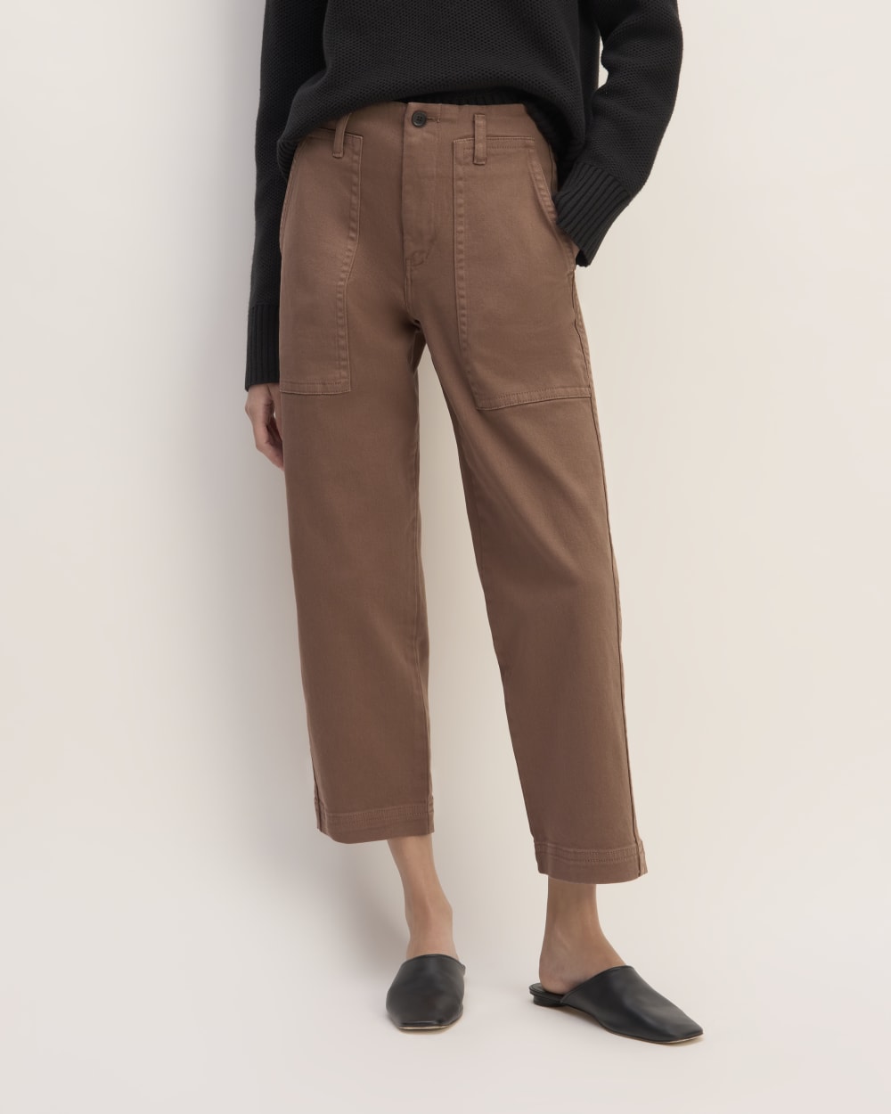 The Organic Utility Pant | Carob Brown
