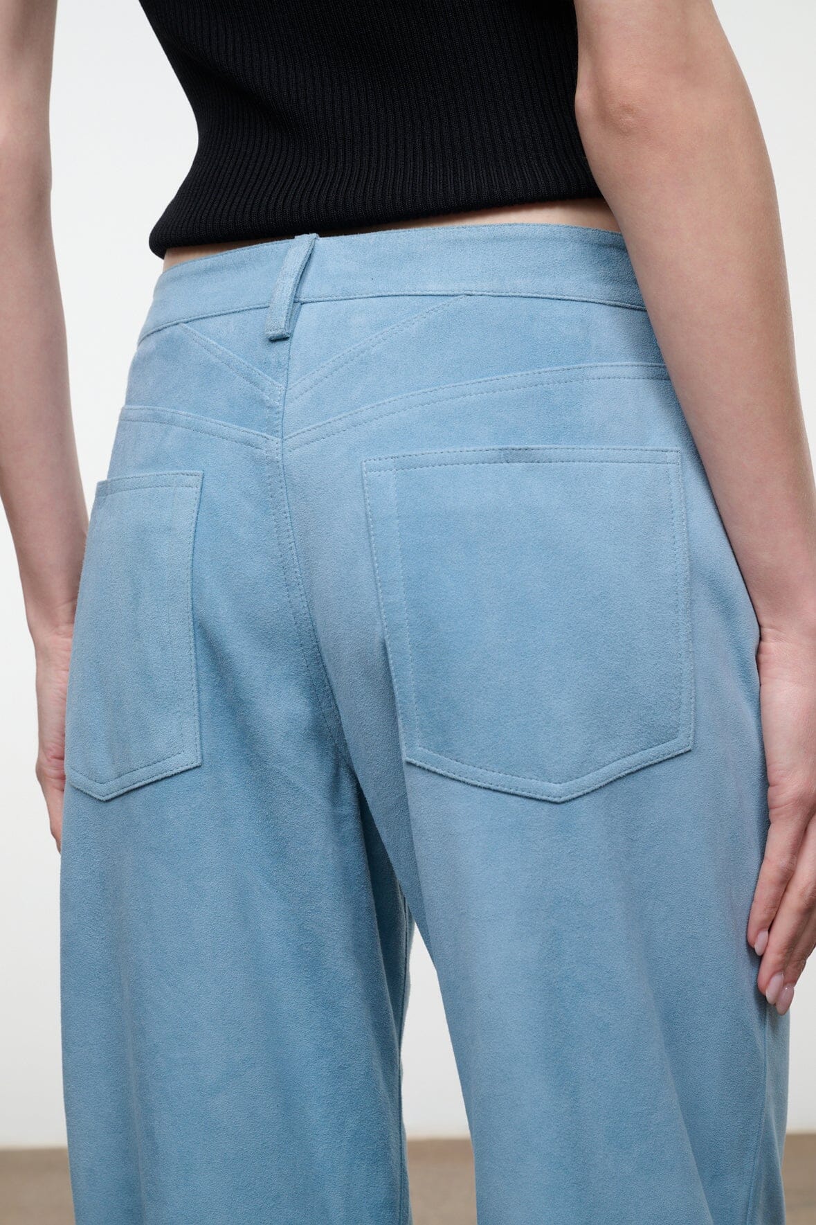 GUS SUEDE PANT | SKY