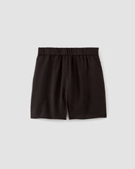 The Linen Easy Short | Black