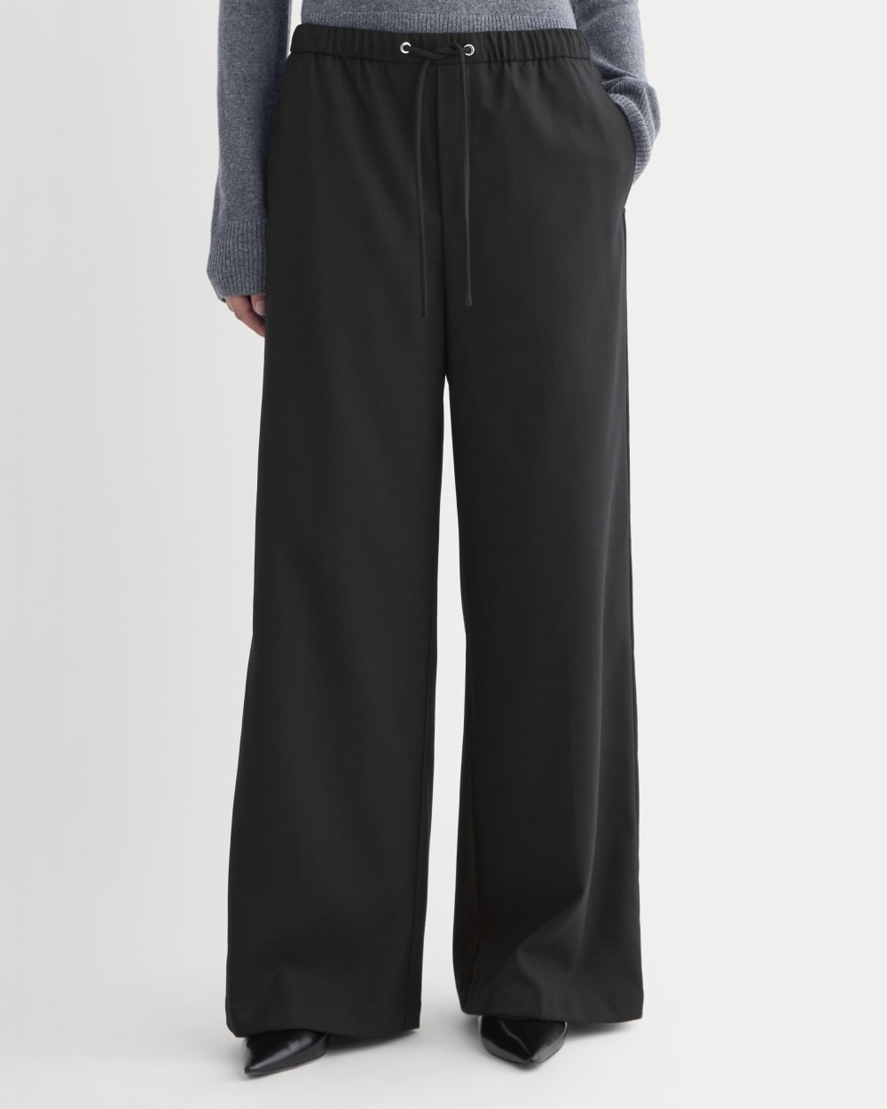 The Pull-On Trouser in Tailor Twill | Black