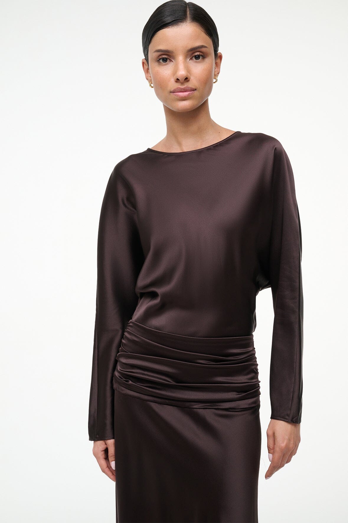 FREDA SILK DRESS | EARTH