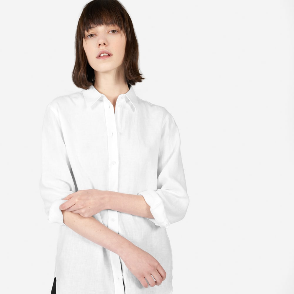 The Must-Have Shirt in Linen | White