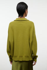HUDSON CASHMERE SWEATER | PEAR