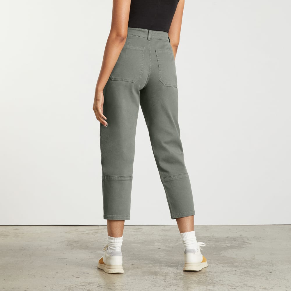 The Utility Barrel Pant | Pewter Green | Regular