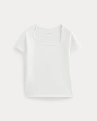 The Form Square-Neck Top | White