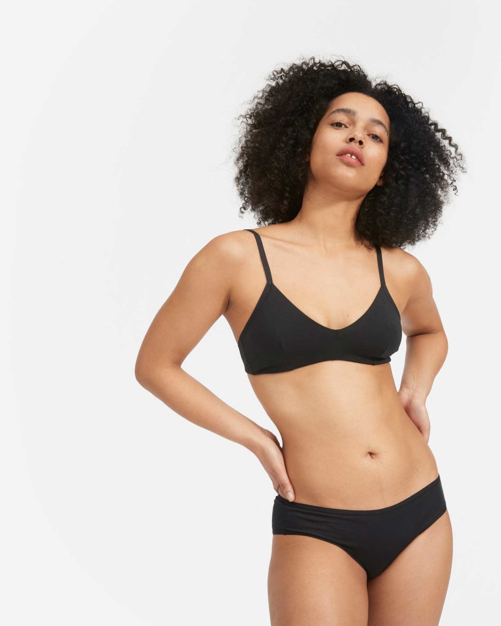 The Cotton Bralette | Black