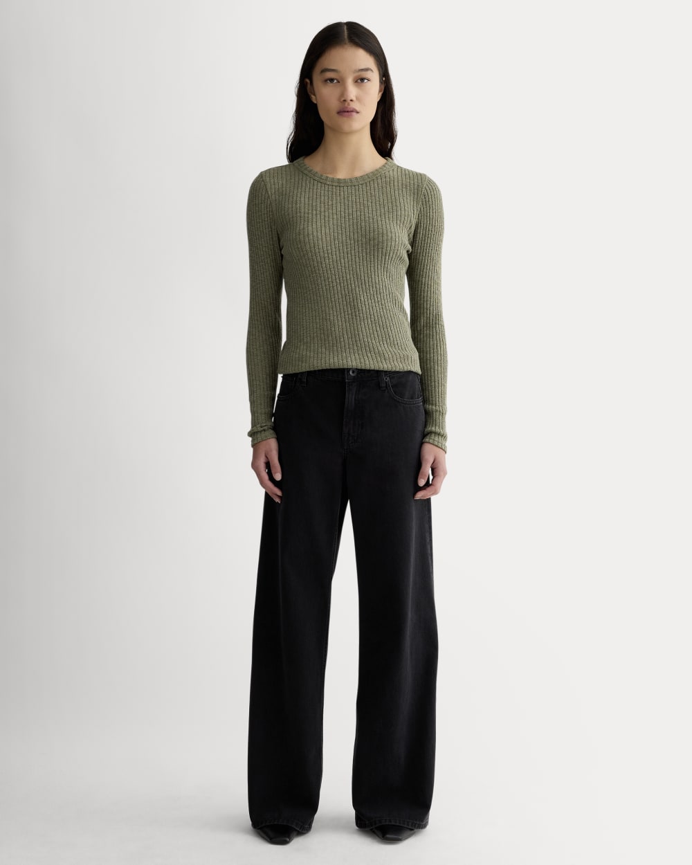 The Cozy Rib Long-Sleeve Tee | Kalamata