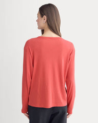 The Air Long-Sleeve Tee | Vintage Red