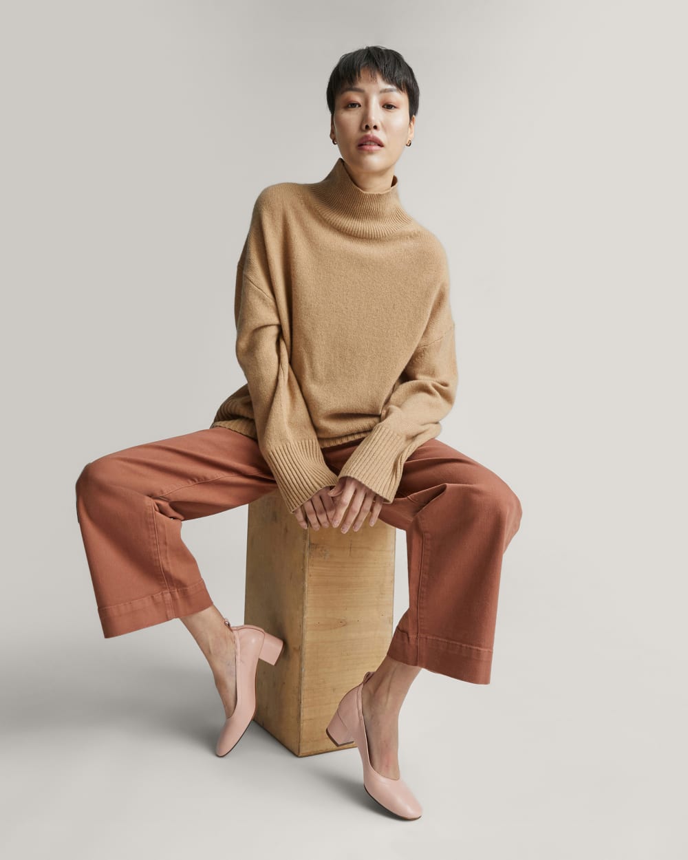 The Day Heel in Narrow Fit | Pale Pink